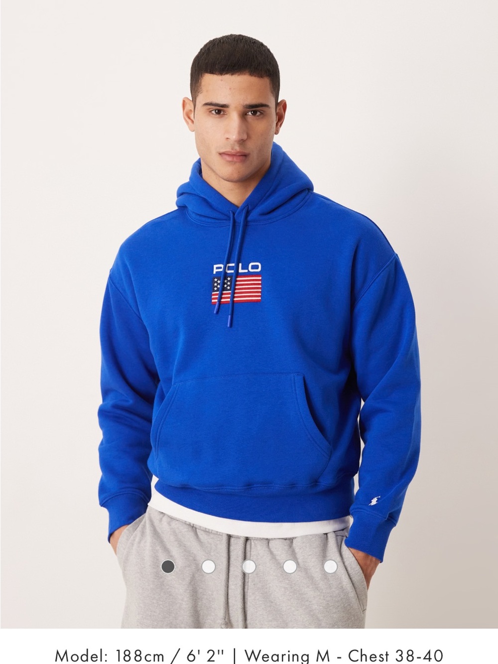 Polo Ralph Lauren Team USA unisex chest logo hoodie in Blue